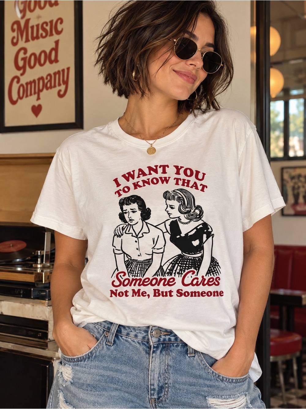 Retro Sarcastic graphic tee